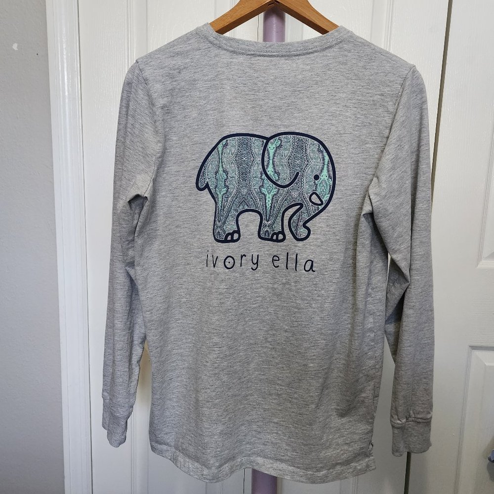IVORY ELLA 100% Organic Cotton Long Sleeves Shirt size M